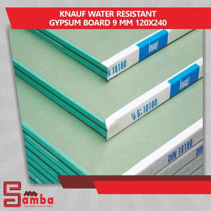 Knauf Water Resistant Gypsum Board 9 Mm 120X240