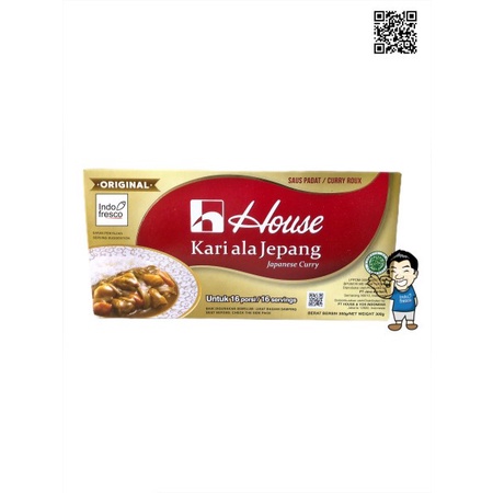 

House Japanese Curry Roux- Bumbu Kari Ala Jepang Halal- 300 G - Original