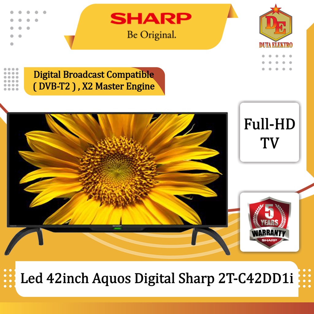 Led 42inch Sharp 2TC 42 DD1i Aquos Digital TV