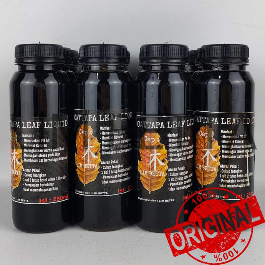 Grosir Ekstrak Ketapang / Cattapa Leaf Liquid Cap Lim Betta