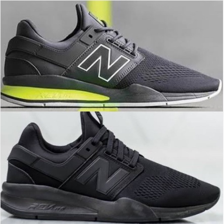 NEW BALANCE 247 V2 TRIPLE BLACK GREY VOLT