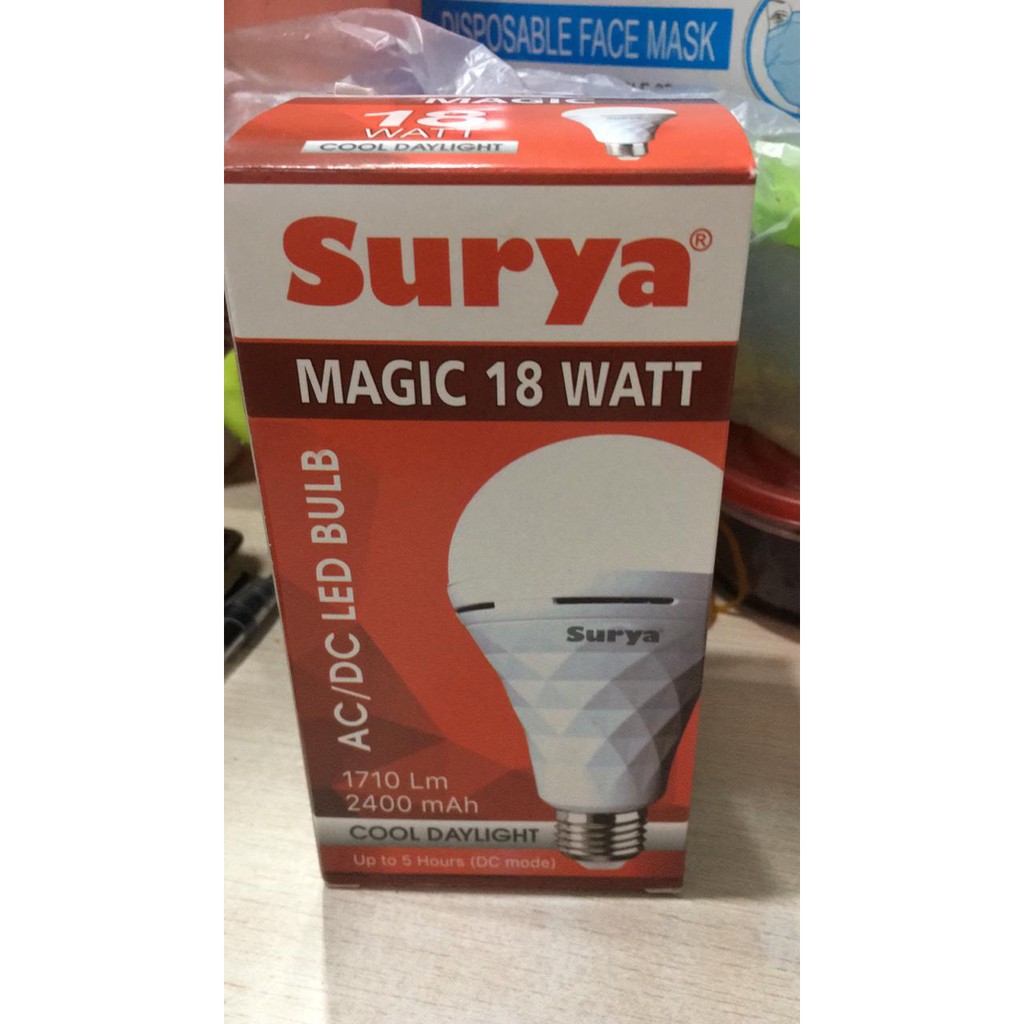 Lampu LED emergency Surya Magic tetap nyala saat PLN padam