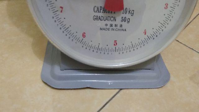 Timbangan Buah 10kg Premium Nimbang Sayur Tepung 10 Kilo Cap Kambing Manual Dial Spring Scale Asli