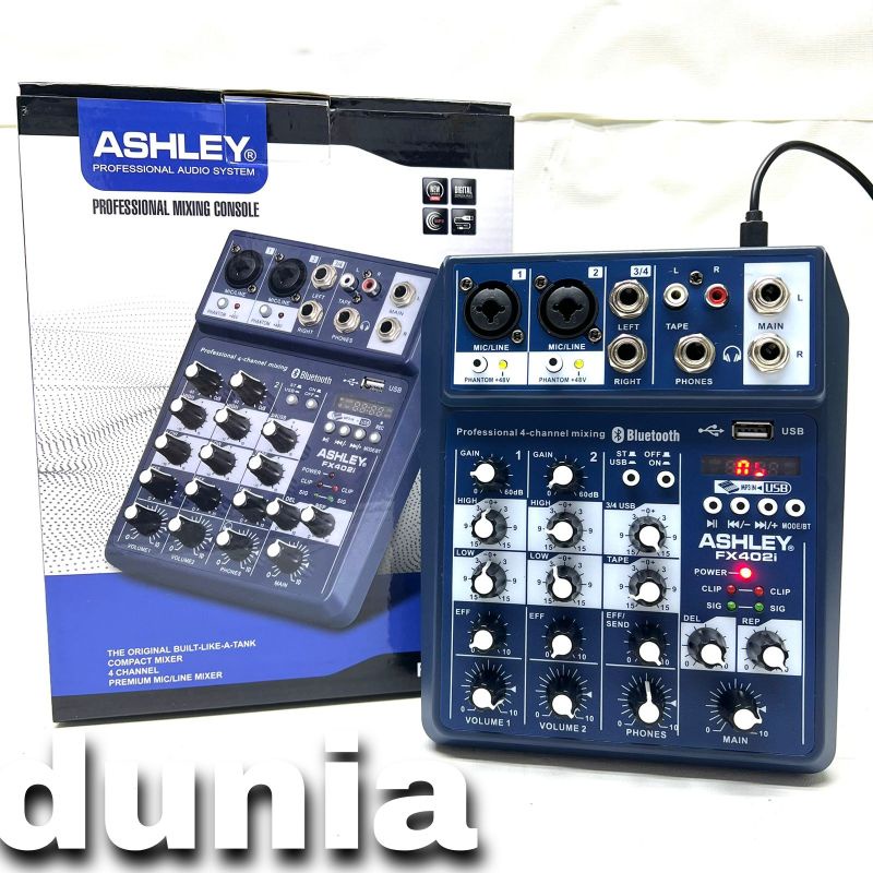 Mixer Ashley FX 402 i Original Bluetooth Ashley FX402i - 4 Channel