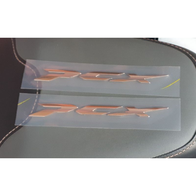 emblem new pcx 160 gold original 2 biji