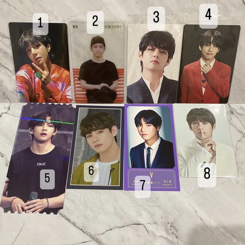 Official BTS Taehyung V pc mini photocard pc dalmajung mots one little wishes swz sowoozoo ptd permi
