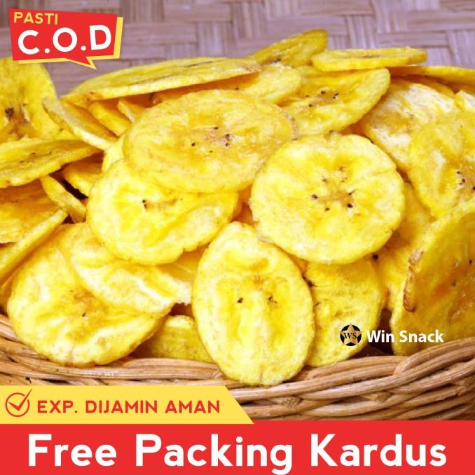 

snack kiloan Keripik Pisang Oven 125 gram makanan ringan camilan .