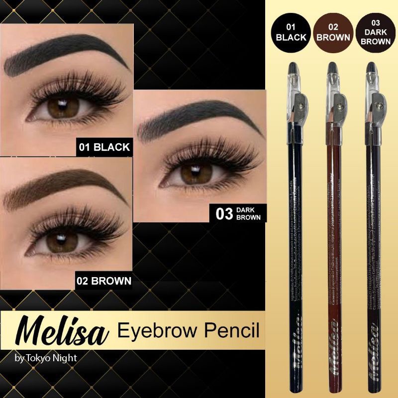 MELISA BY TOKYO NIGHT EYEBROW PENCIL