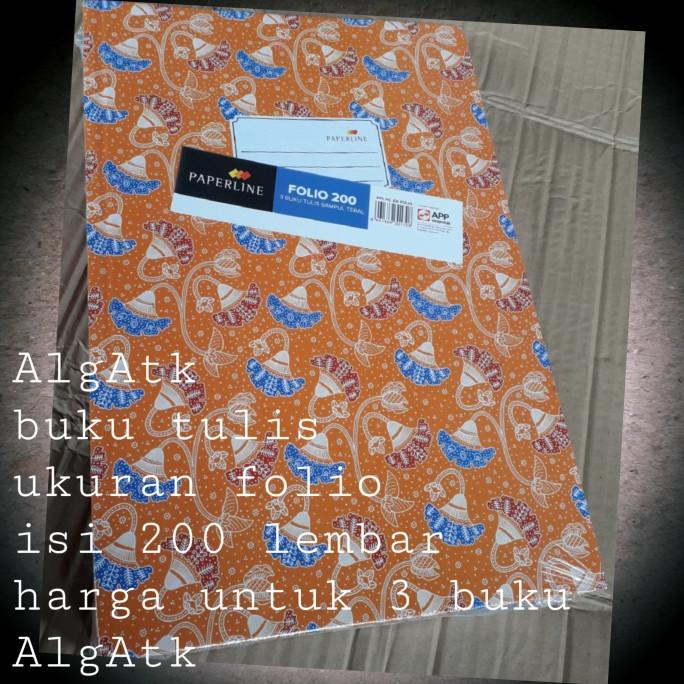 

PAPERLINE. BUKU FOLIO ISI 200 LEMBAR. ISI 3 BUKU/PACK.