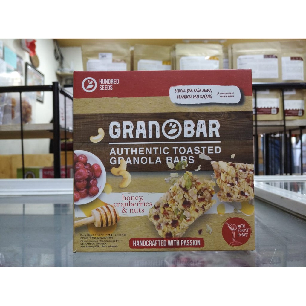 

Granobar - Honey Cranberries & Nuts 5x35gr