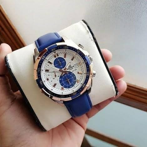 JAM TANGAN PRIA MERK CASIO EDIFICE TYPE EFR-539 ORI BM BATERAI