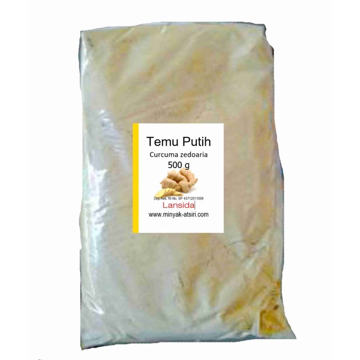 

Bubuk Temu Putih 500 g Serbuk Simplisia Temu Kuning Curcuma zedoaria