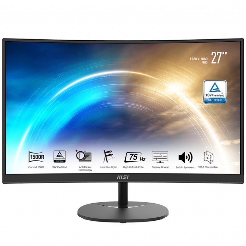 MSI PRO MP271C Monitor 27 Inc VA FHD