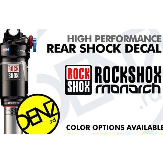 Diskon Decal Rearshok Rockshox Stiker Rockshox Cocok Buat Rear Shock Dnm Diskon