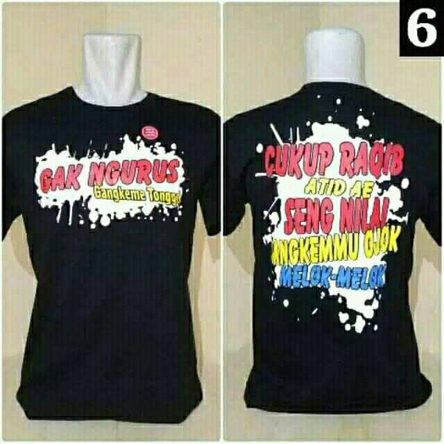 KAOS OBLONG MURAH KATA-KATA JAWA TIDAK MENGURUS OMONGAN TETANGGA