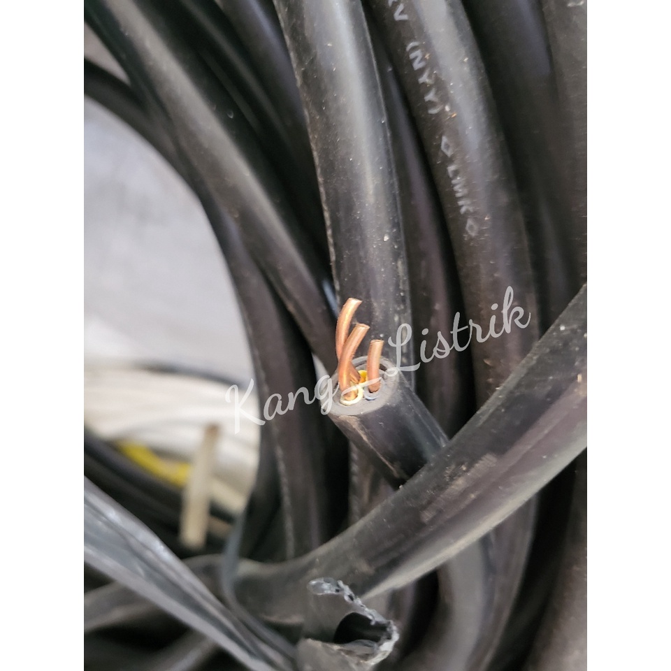 Kabel NYY Extrana 3x2,5mm / Kabel Tunggal Hitam 3x2.5mm PerMeter