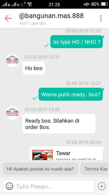 Door Closer Soligen Bagus - Door Stop Soligen Murah - Hidrolik Pintu