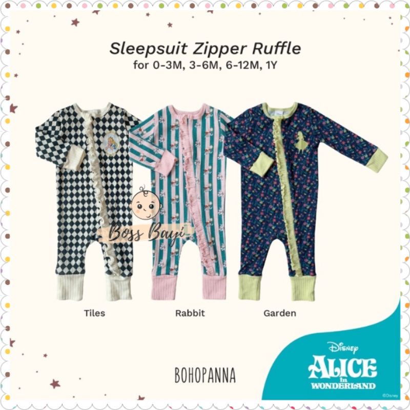 BOHOPANNA - Sleepsuit Disney / Jumper Panjang Bayi