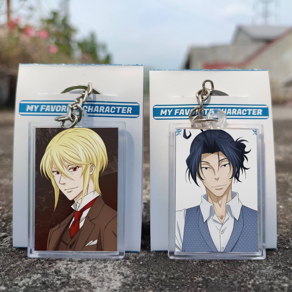 Keychain Anime Moriarty the Patriot - Ganci Anime Yuukoku no Moriarty - Gantungan Kunci - William - 