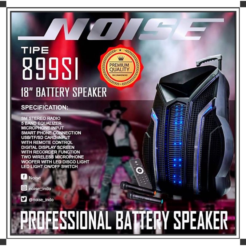 Speaker Portable Wireless Meeting Noise 899 SI Original 18 inch