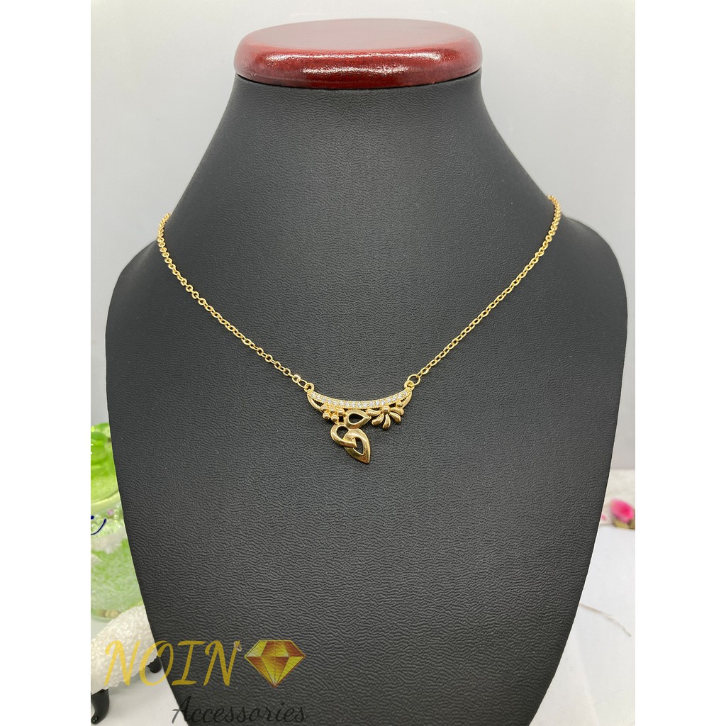 [NOIN] Kalung Koye Permata Lapis Emas 18K Aksesoris Wanita KLE-006