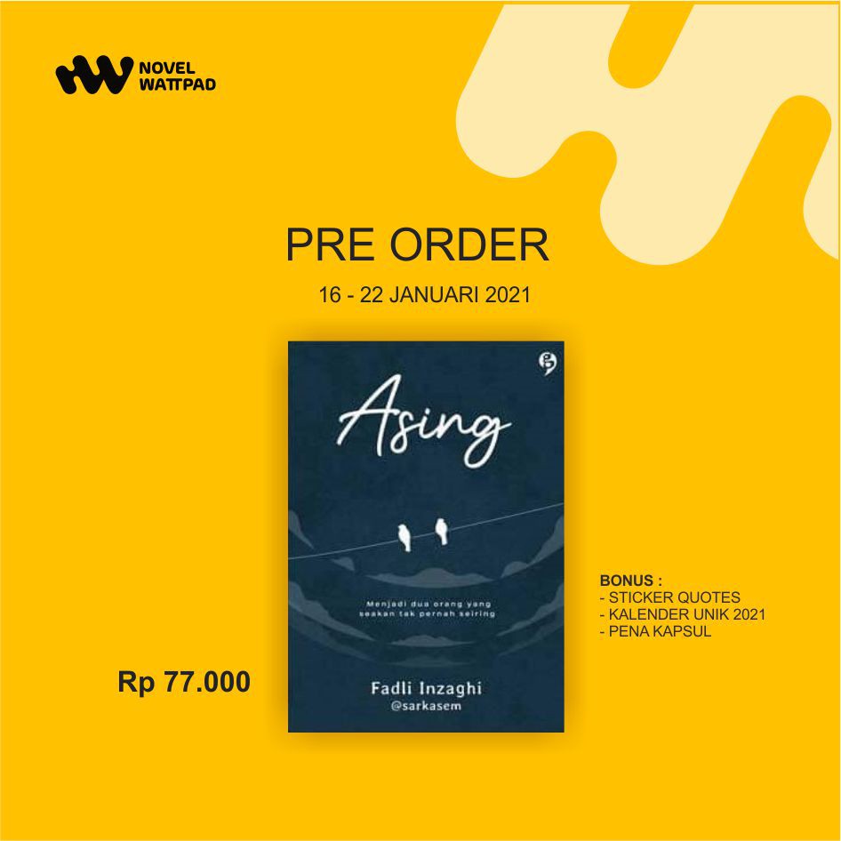 

NOVEL ASING + STIKER + KALENDER 2021 + PENA