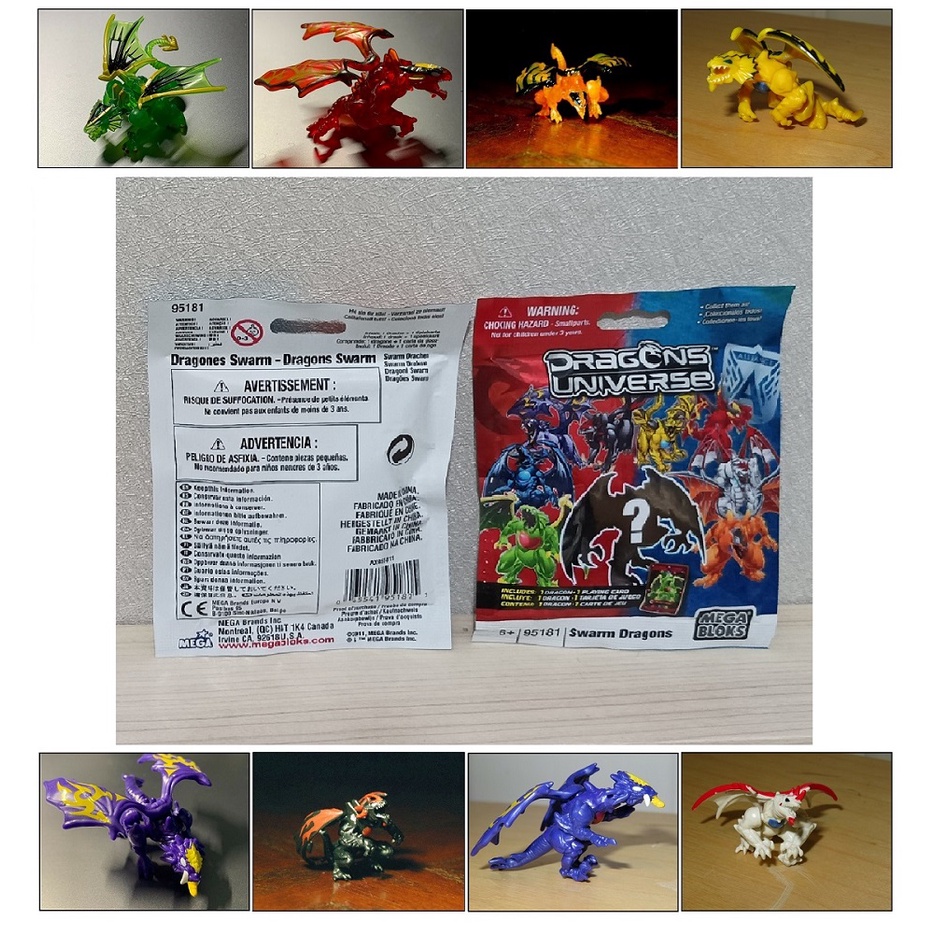 Mega Bloks Dragons Universe Mystery Pack ( Swarm Dragon ) 95181 Poly Bag