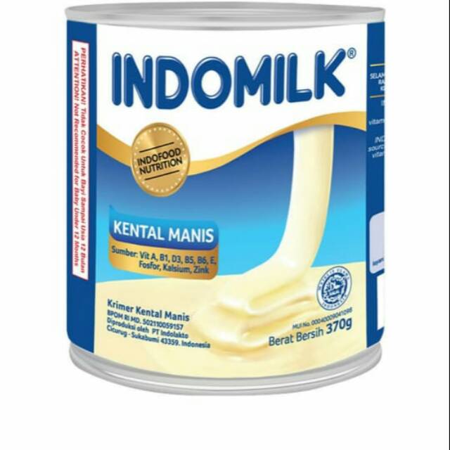 

SUSU INDOMILK SUSU KENTAL MANIS INDOMILK 370g