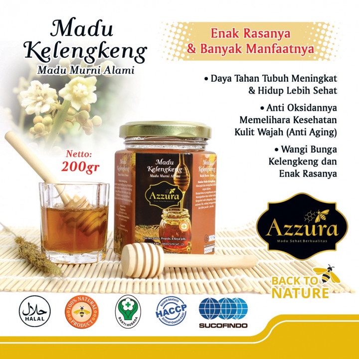 

Madu Azzura Kelengkeng 200gr - Kesehatan