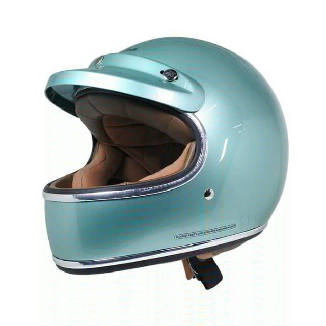 HELM CARGLOSS HOWARD SMITH CAFE RACER - JZ GREEN