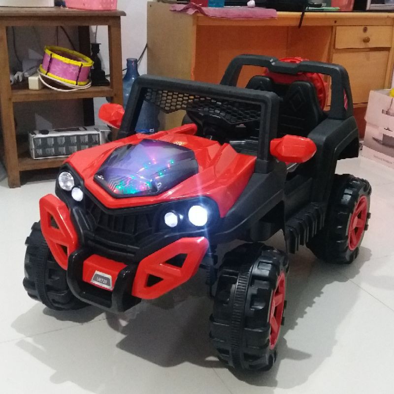 (SEWA Jogja) mainan mobil aki jeep UNIKID (TIDAK JUAL)