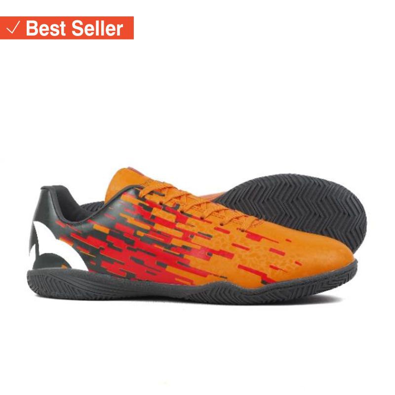 SEPATU FUTSAL ORTUSEIGHT BLIZZARD OREN SEPATU OLAHRAGA FUTSAL OJAN SPORT BERBONUS ASIK