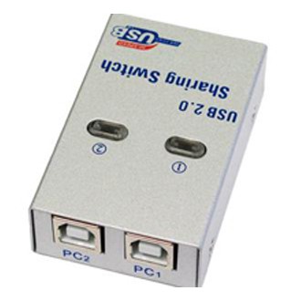 NYK - Auto Switch USB Printer 2port 2 port sharing 2 Cabang Kabel Printer