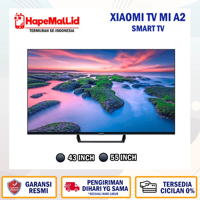 XIAOMI TV A2 55 INCH SMART TV 4K DIGITAL GARANSI RESMI TAM TERMURAH