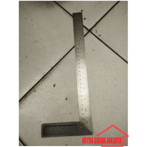 Alat Siku Meter 30cm / Siku Tukang / Sikon 12 Inch Mgj