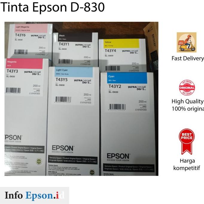 Tinta Epson D830 Original - Murah