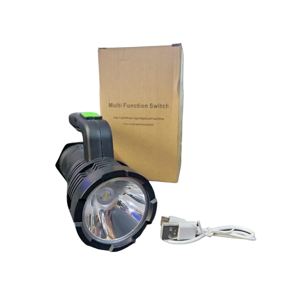 Senter LED + COB Jarak Jauh Super Terang / Senter Tangan Senter Genggam LED COB / USB CAS