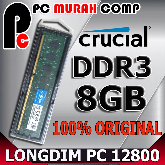 RAM PC DDR3 8GB DDR3L-1600 MERAK Crucial