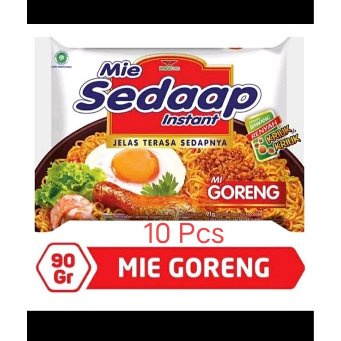 10pc Mie Sedap Goreng 90gr