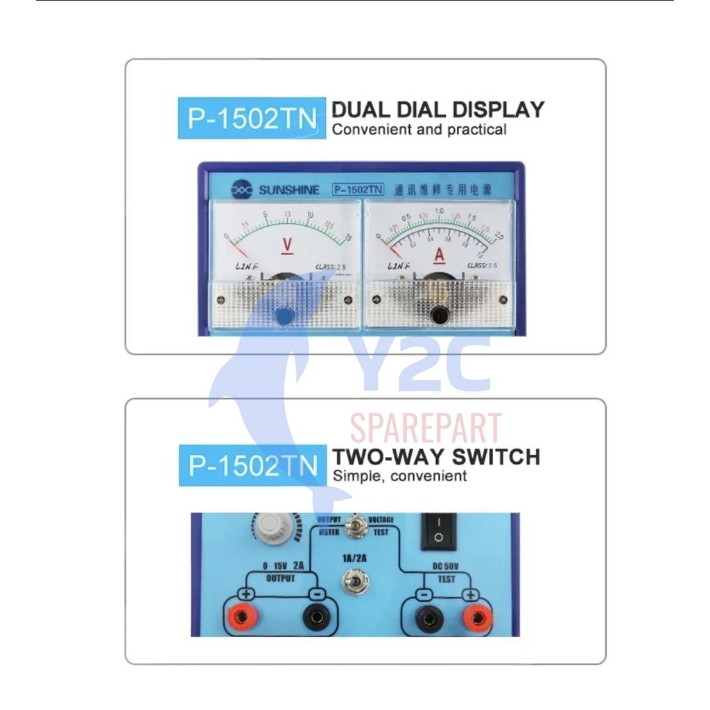 POWER SUPPLY SUNSHINE P-1502TN / ALAT SERVIS HP LENGKAP TERLENGKAP TERMURAH