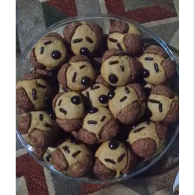 

Double choco koko krunch cookies karaketer guguk