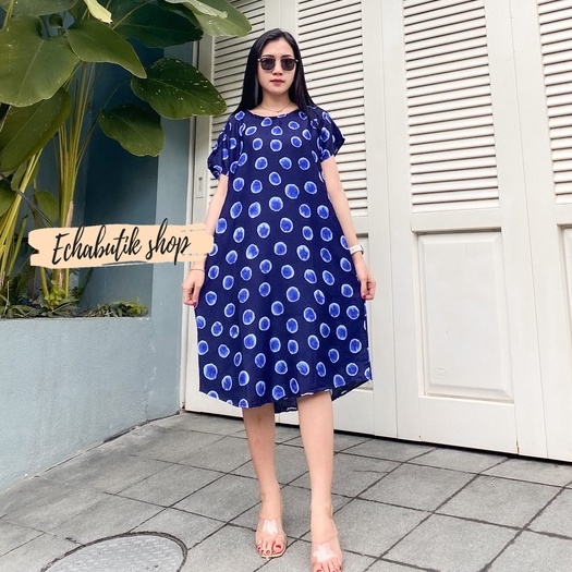 DASTER/DRES BALI-vanesa bulet blue