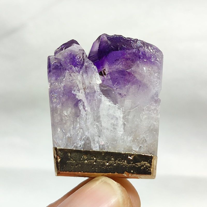 LIONTIN BATU ROUGH AMETHYST ASLI NATURAL ALAMI