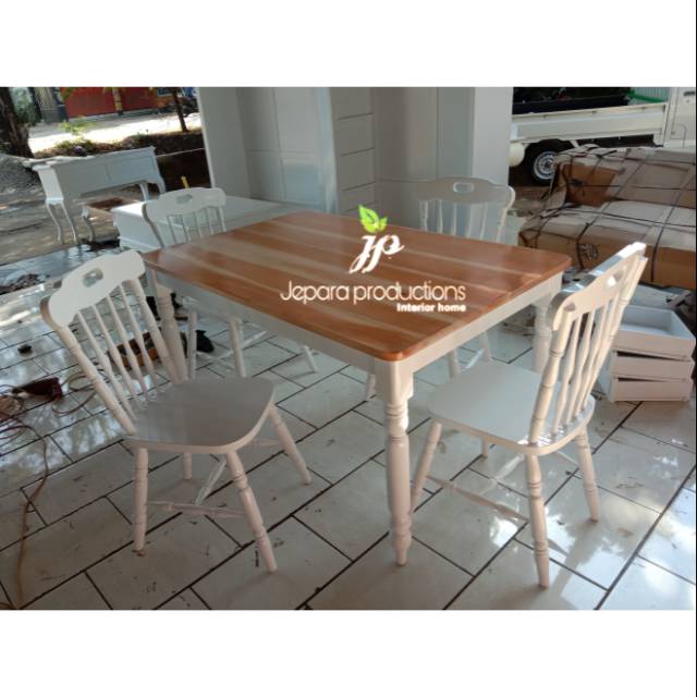 Set kursi makan shabby 075