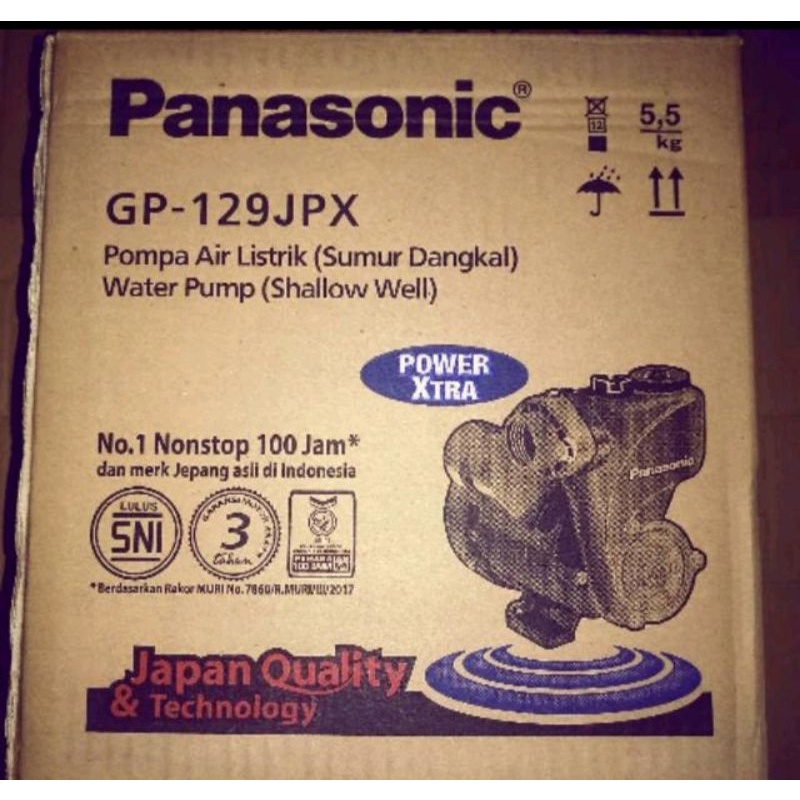 Pompa air Panasonic GP 129 JPX Pompa air sumur dangkal