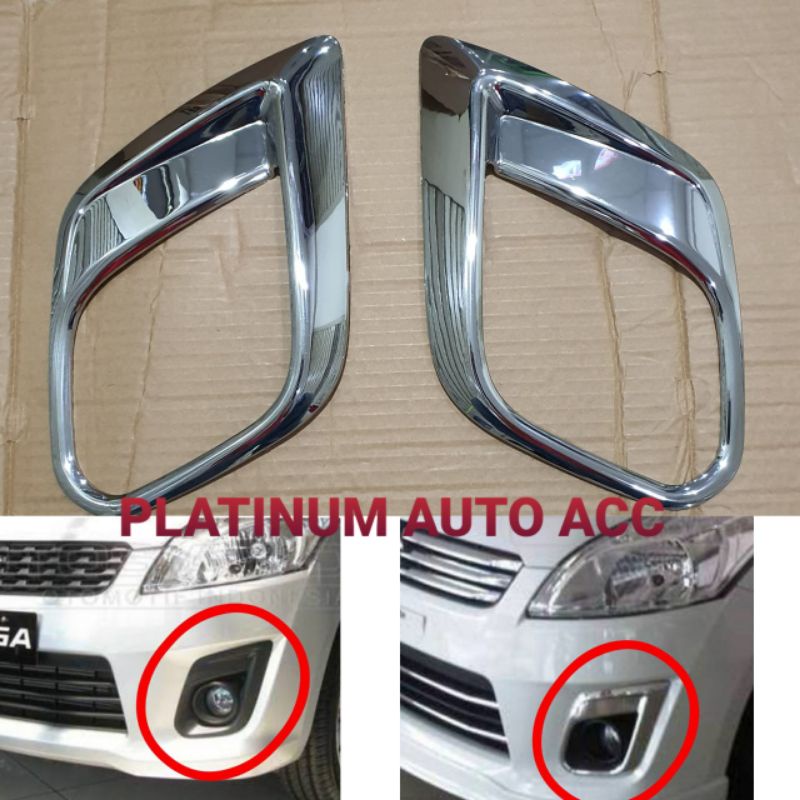 Cover/ring foglamp chrome Ertiga lama 2013-2015.