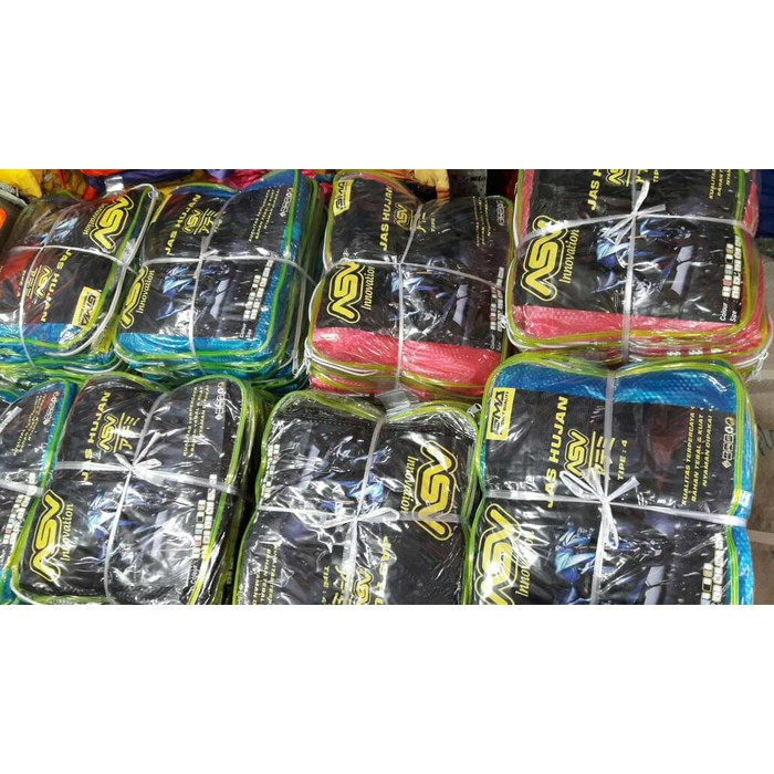 Jas Hujan ASV New Motif Carbon (PVC) / JAS HUJAN ASV PVC