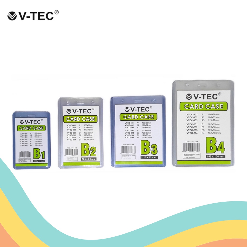 

CARD CASE V-TEC (5 PCS)