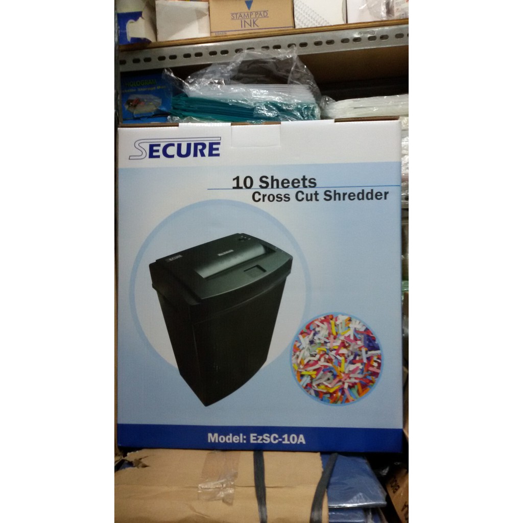 PAPER SHREDDER SECURE EZSC 10 A
