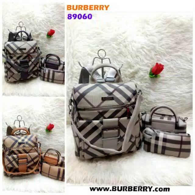 Tas ransel dan slempang wanita Burberry 89060